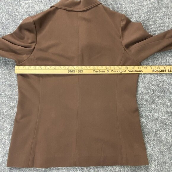Dialogue Pant Suit Womens 4 Brown 2 Pc New Language of Style Brown Jacket Pants - Picture 8 of 16